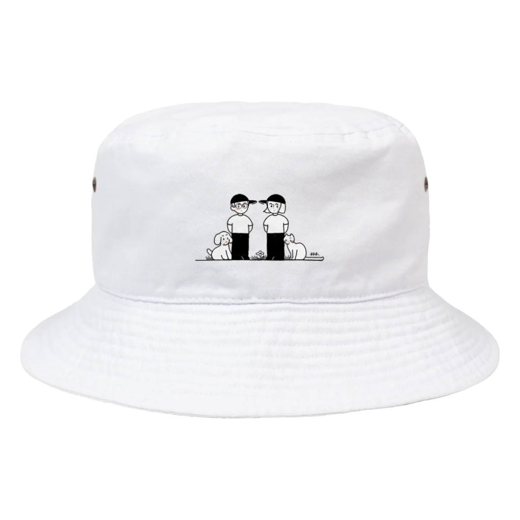 チチチストアのいぬ派？ねこ派？ Bucket Hat