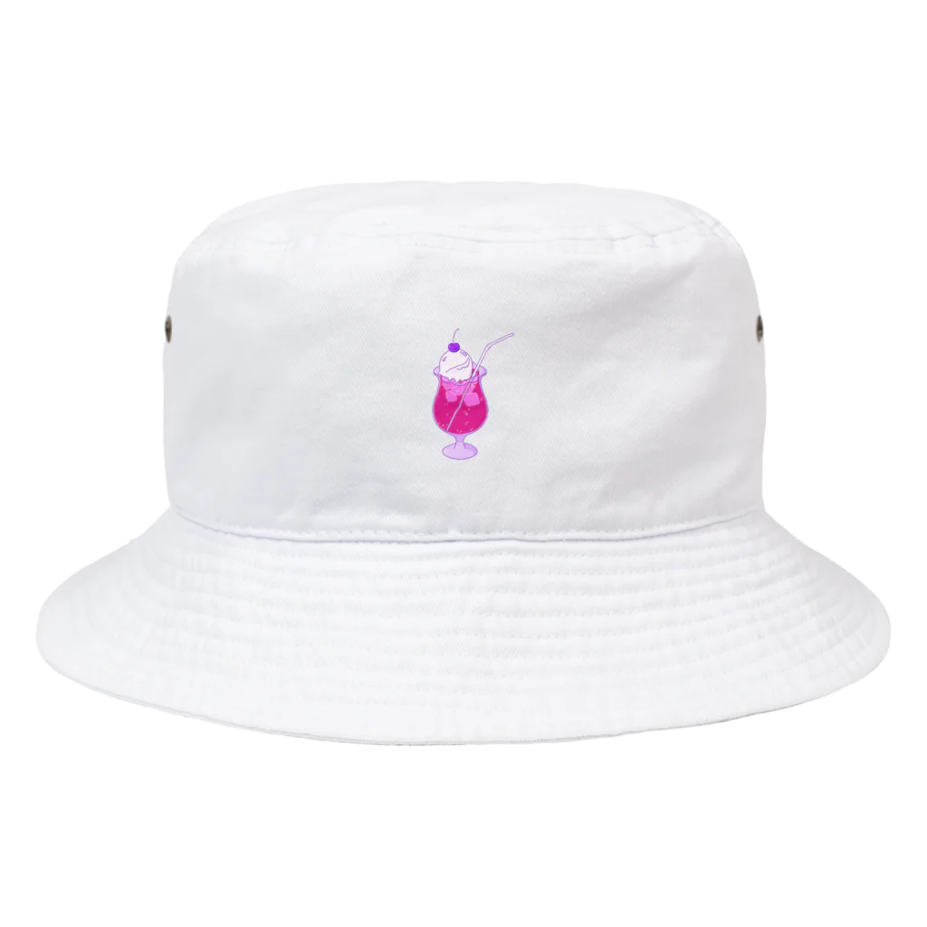 レトロ倶楽部のピンククリームソーダ Bucket Hat