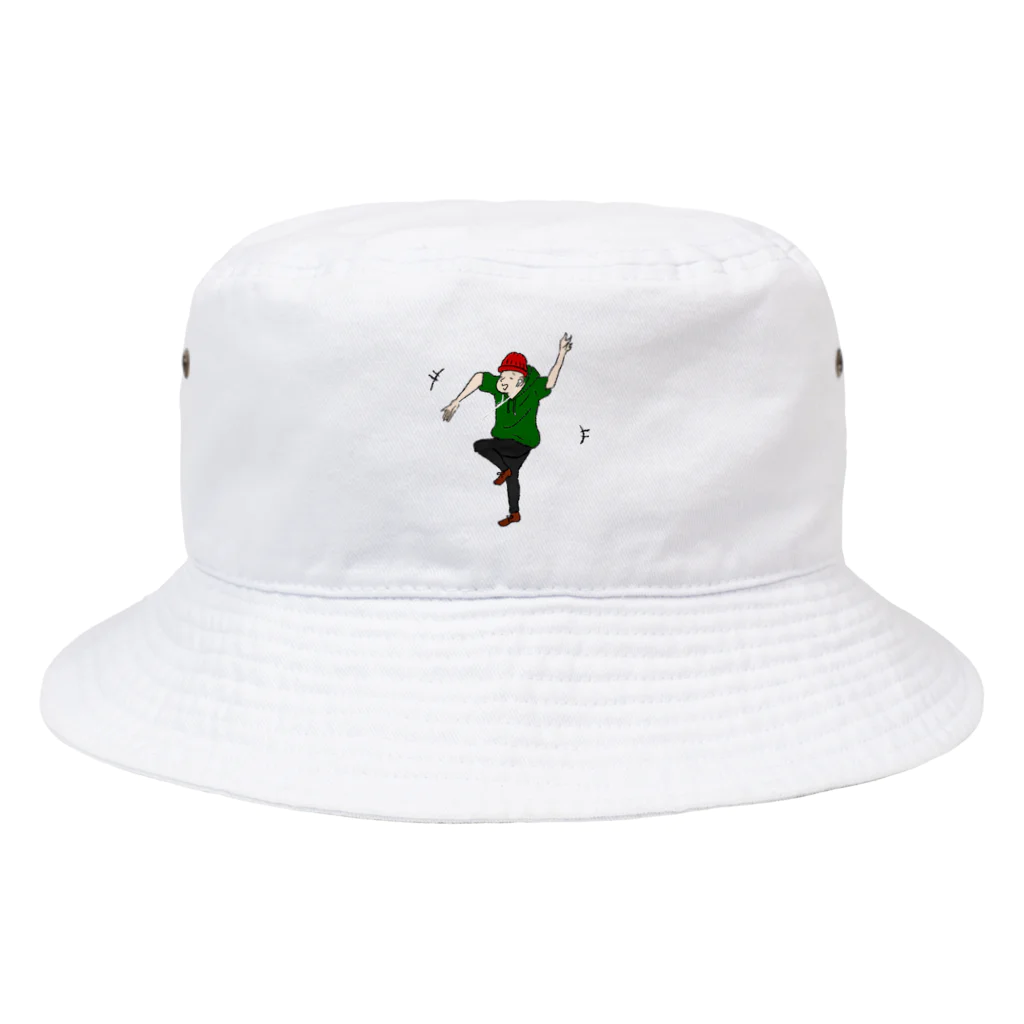 Daiki Straight 公式ショップのukiyoe boy1 Bucket Hat