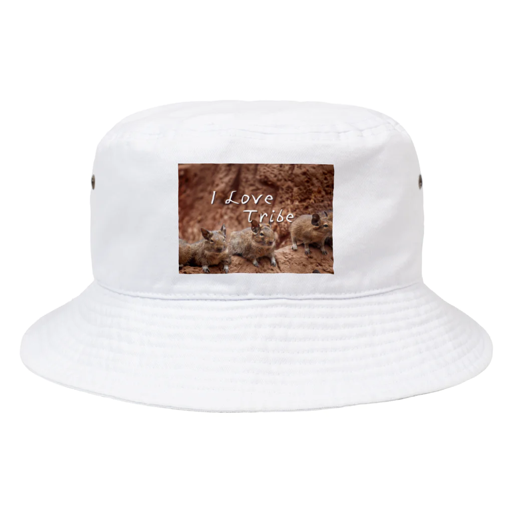 ミラくまのI LOVE Tribe Bucket Hat