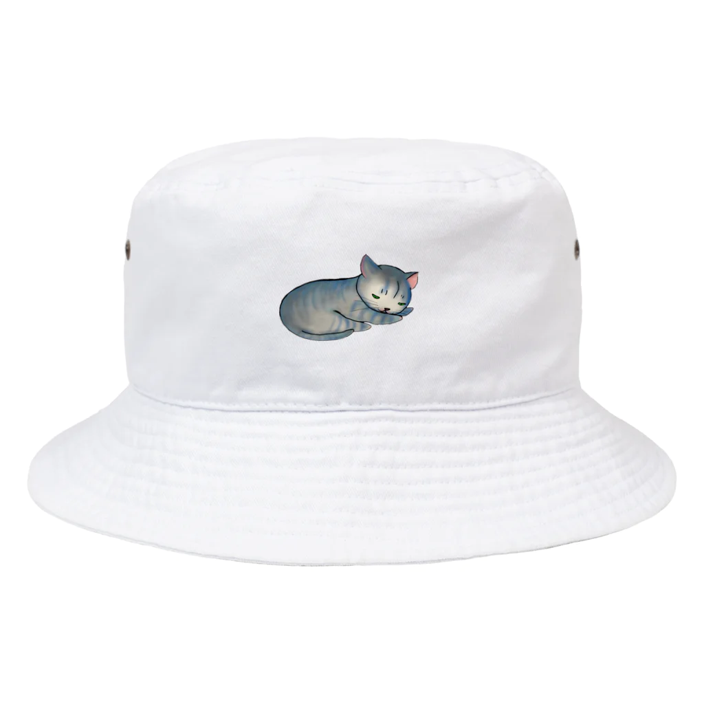 【コココットン】ロクのいねむりロク Bucket Hat