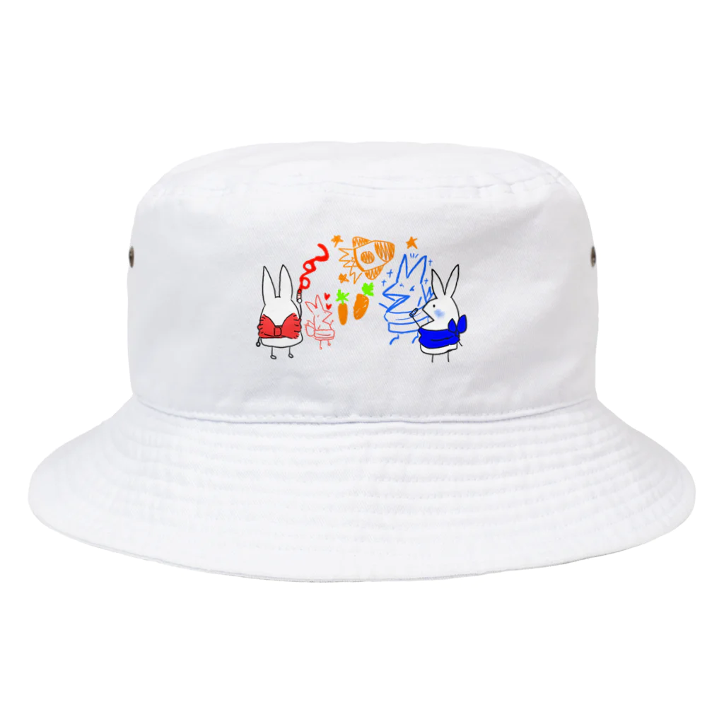 からふるぺいんとのらくがきウサギ Bucket Hat