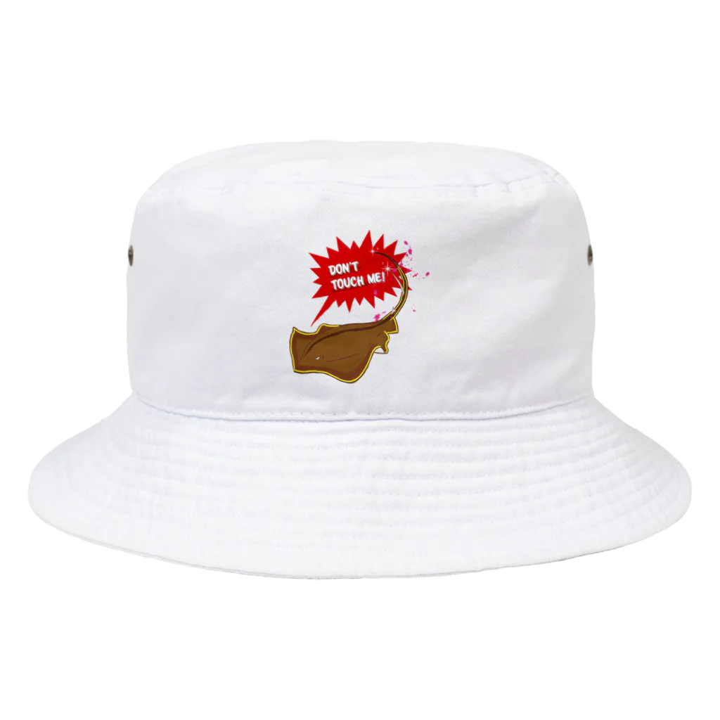 Drecome_Designの触っちゃダメ!エイ Bucket Hat