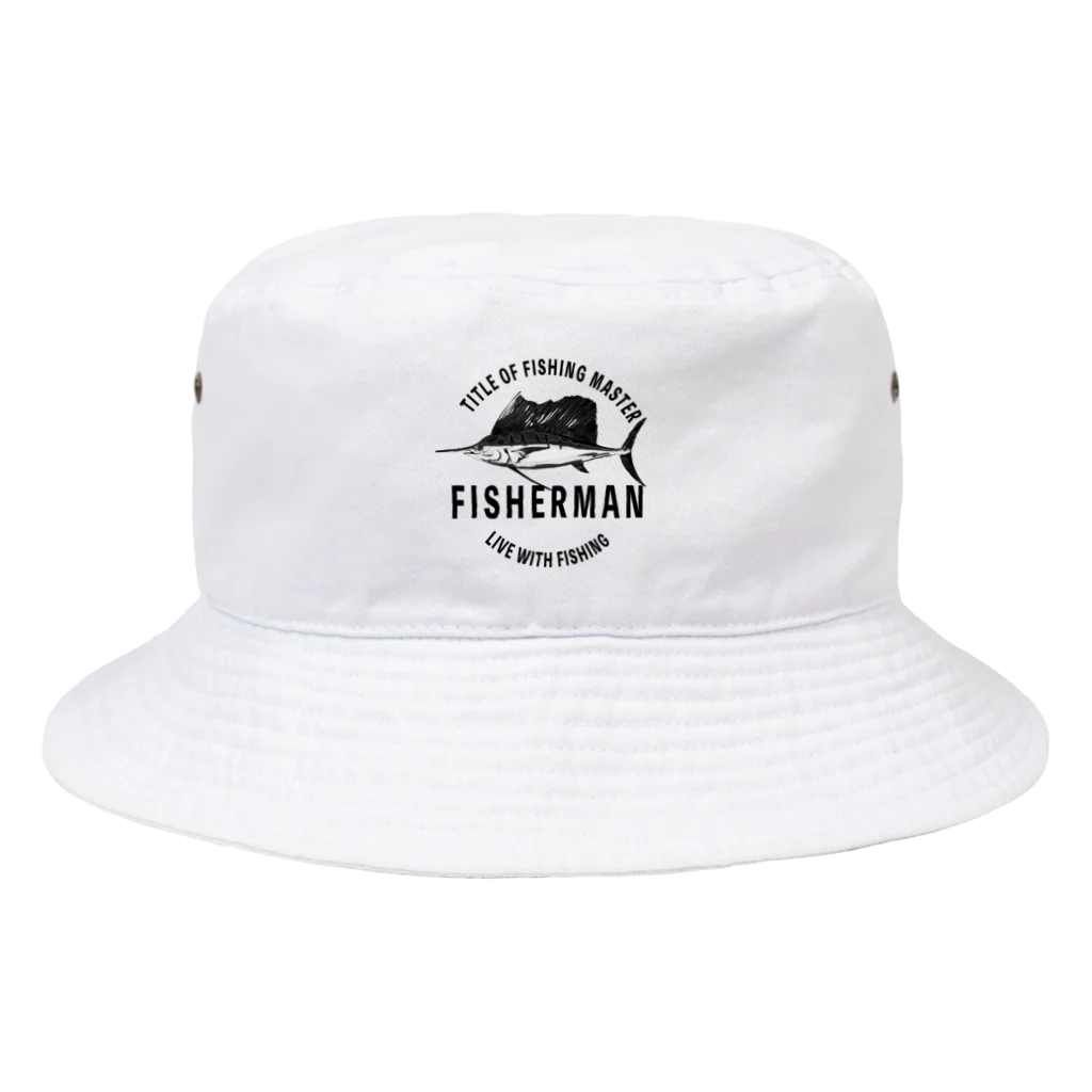 chicodeza by suzuriのfisher man Bucket Hat