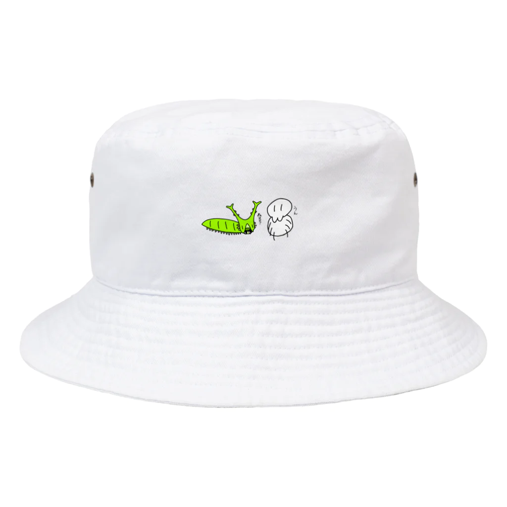 ヤンブレショップのヤングブレッツのタランチュラとオオムラサキ Bucket Hat