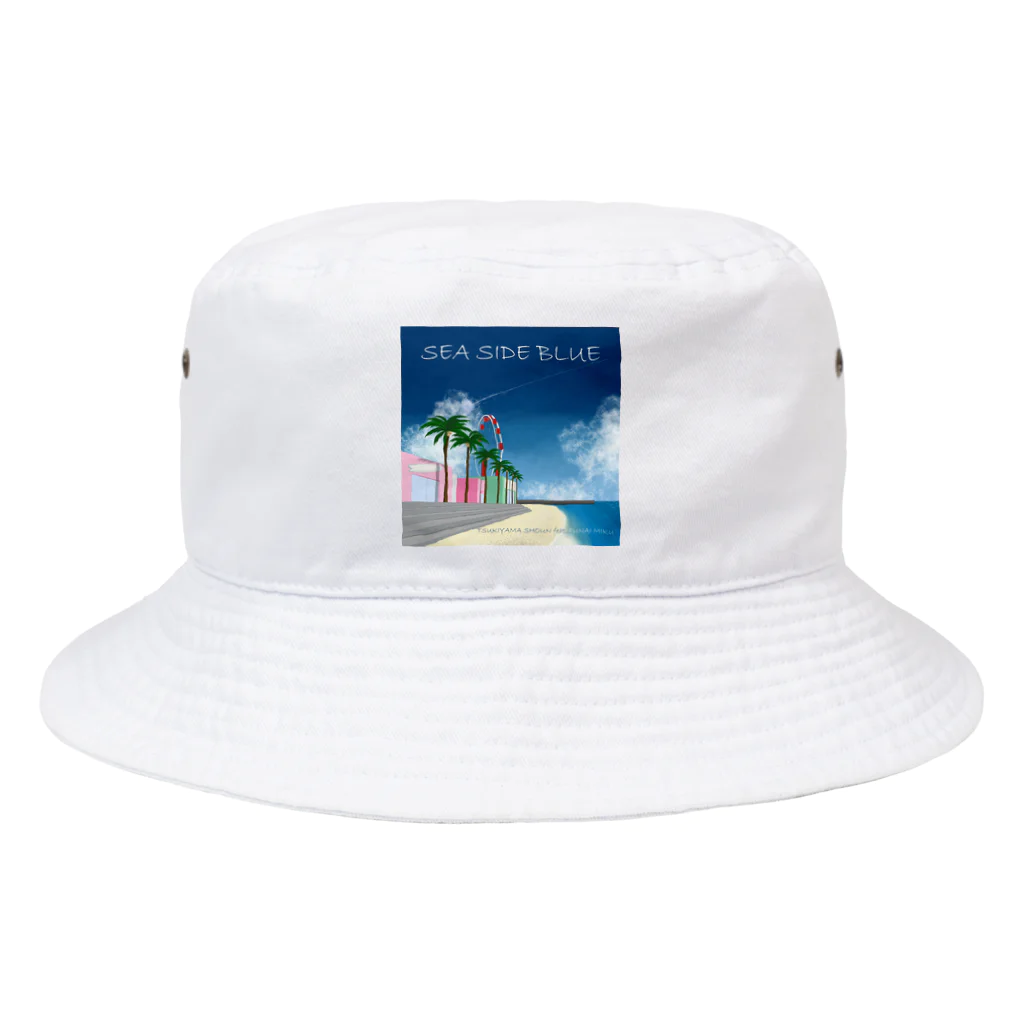 SEA SIDE BLUE feat.船井美玖/月山翔雲 OFFICIAL GOODS【公式】のSEA SIDE BLUE feat.船井美玖/月山翔雲 OFFICIAL GOODS Bucket Hat