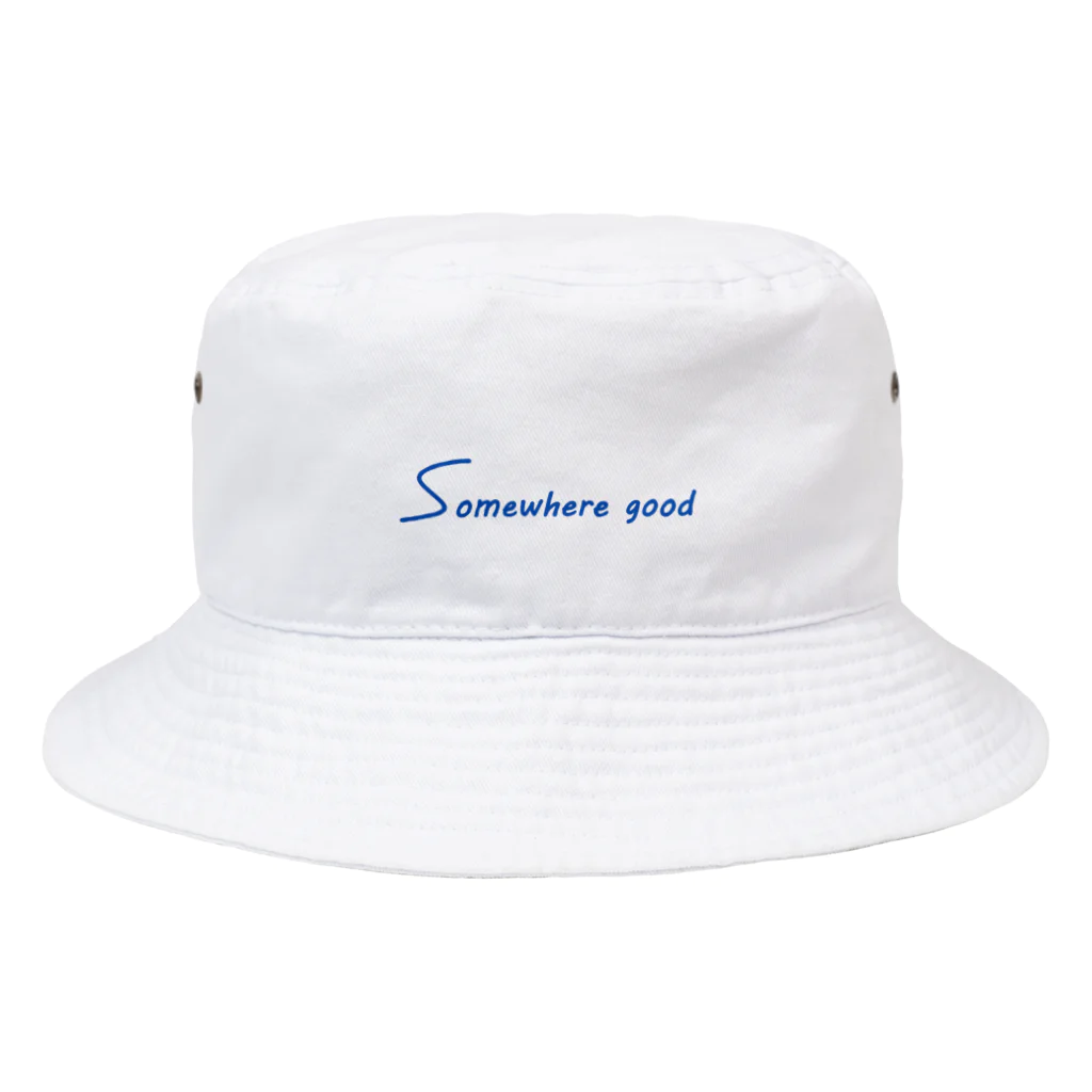 Somewhere goodのSomewhere good　ロゴ Bucket Hat
