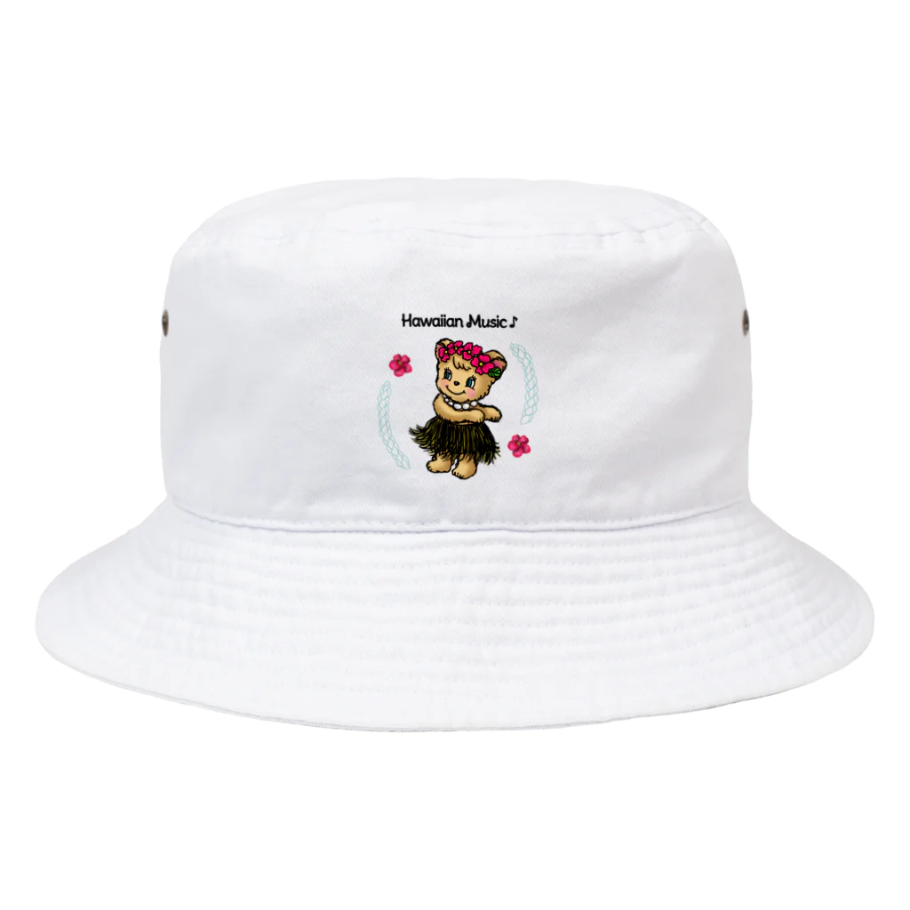 lucky charmのハワイアンミュージック Bucket Hat