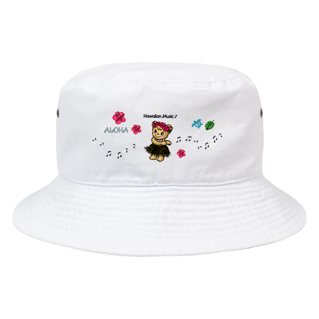 lucky charmのハワイアンミュージック 音符( ' '♬) Bucket Hat