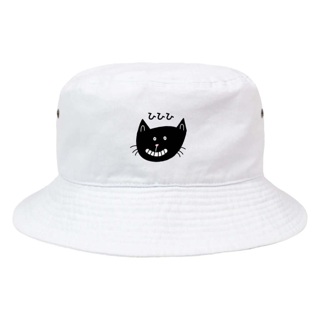 mi gatosのひひひねこ Bucket Hat