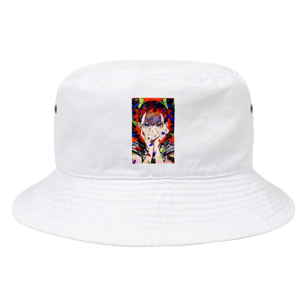 ANIMEのbeams Bucket Hat