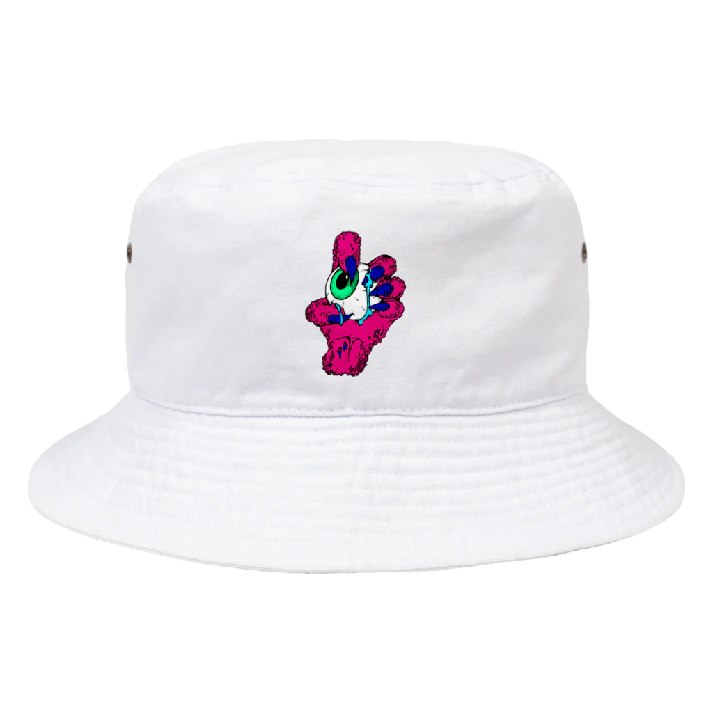 TKGのMonsterhand　pink Bucket Hat