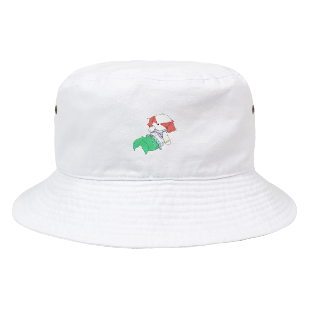 しらすみかんの人魚シーズー Bucket Hat