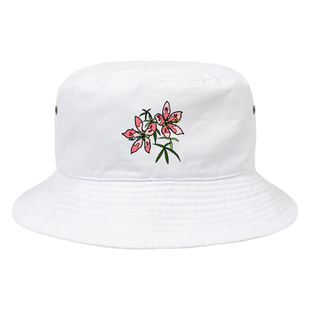 フルツの10/1 誕生花 「モミジアオイ」 Bucket Hat