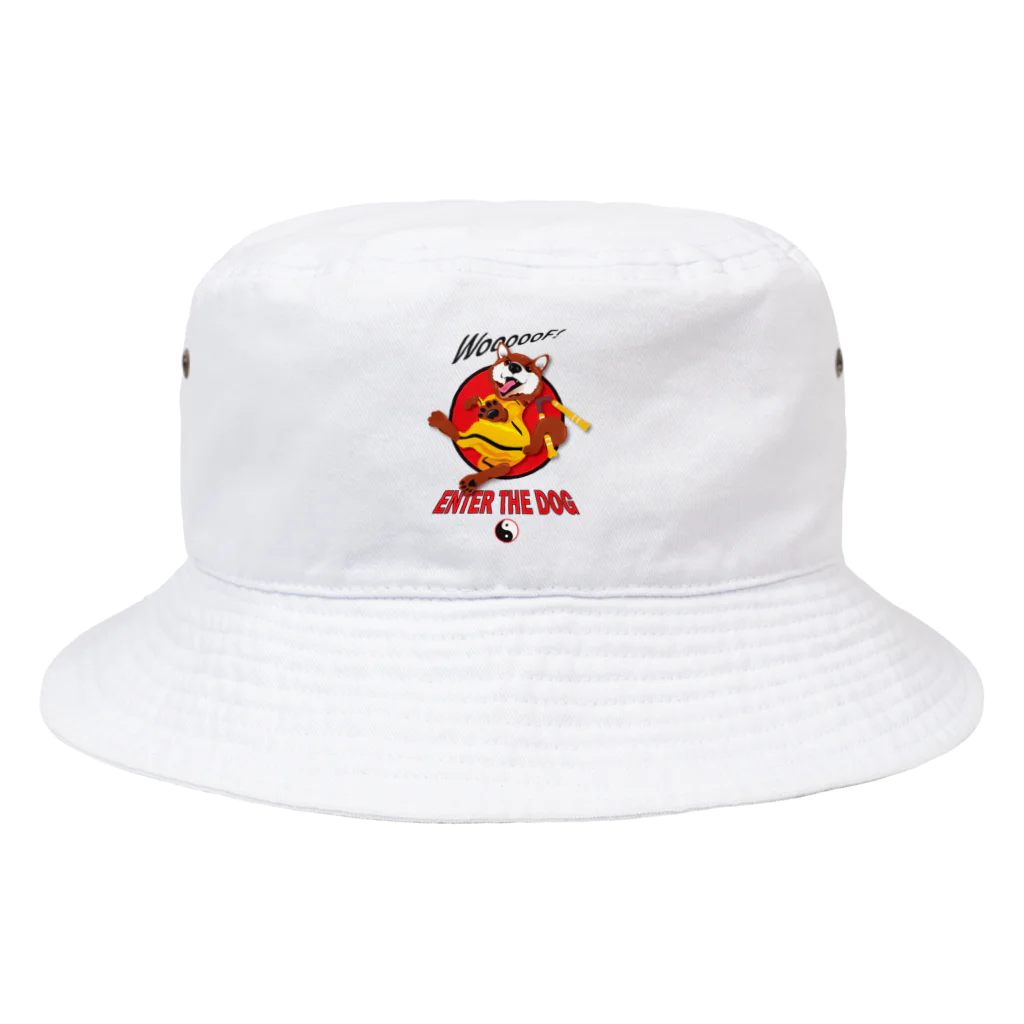 ShibazooのEnter the Dog- Dog Kung Fu! Bucket Hat