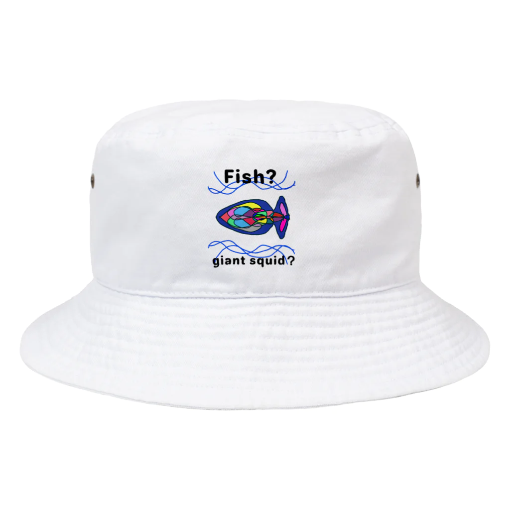 Future Starry Skyのfish?giant squid? Bucket Hat