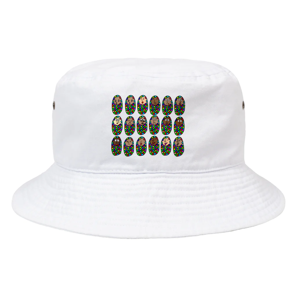 Talow Design のRainbow Minomushi Full Members Bucket Hat