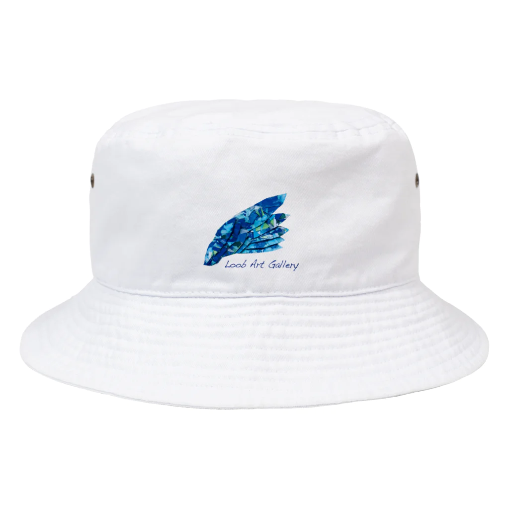 Loob Art Galleryの青い鳥 Bucket Hat