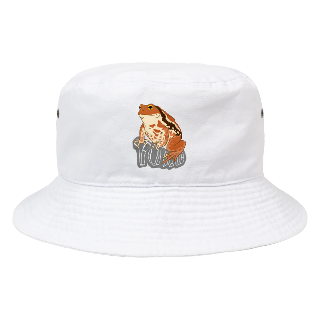 LalaHangeulのTOAD (ヒキガエル) 英字バージョン Bucket Hat