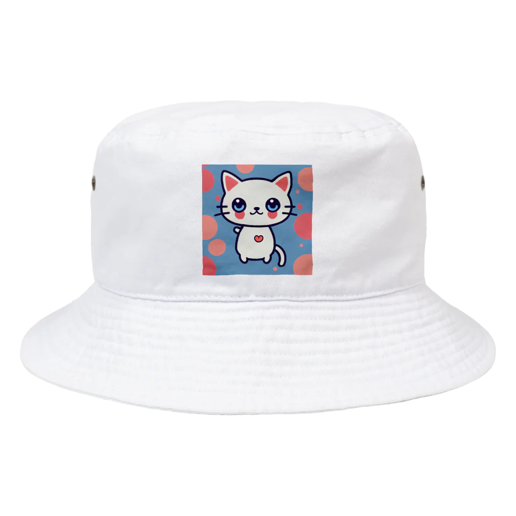 A31eの狛猫のミケ「はーとびーと」 Bucket Hat