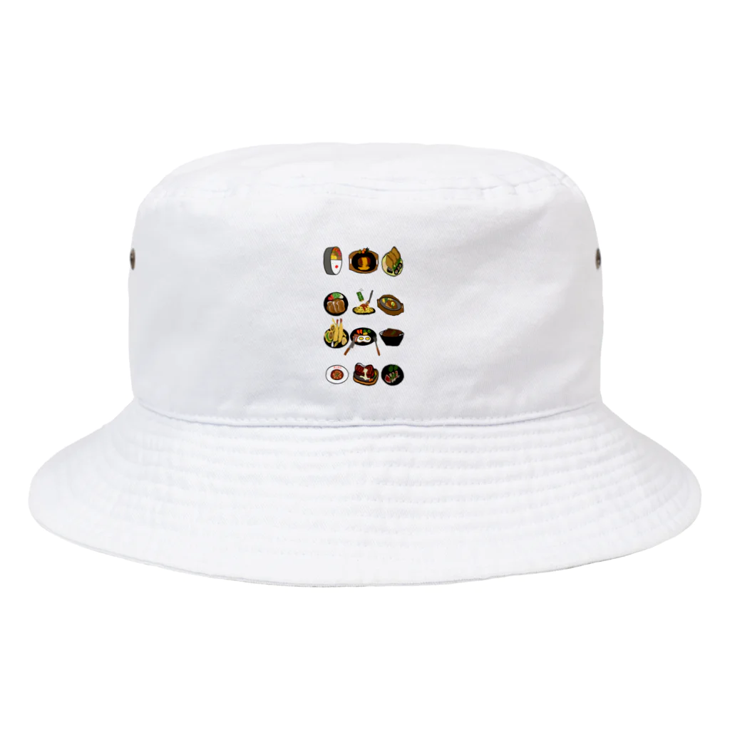 頭に乗せちゃいました。の食べたい物シリーズ Bucket Hat