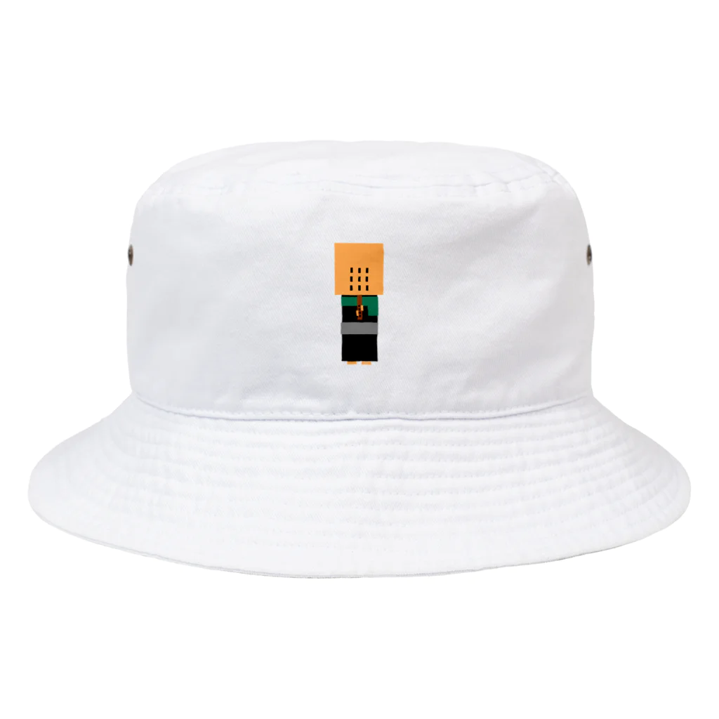 こむそう.comのかくかく虚無僧 Bucket Hat