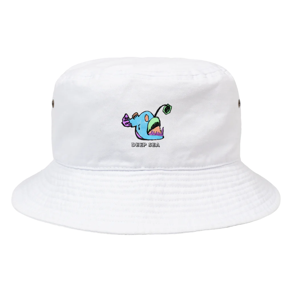 UKIPPAのちょうちんあんこう【深海魚シリーズ】DEEPSEA Bucket Hat