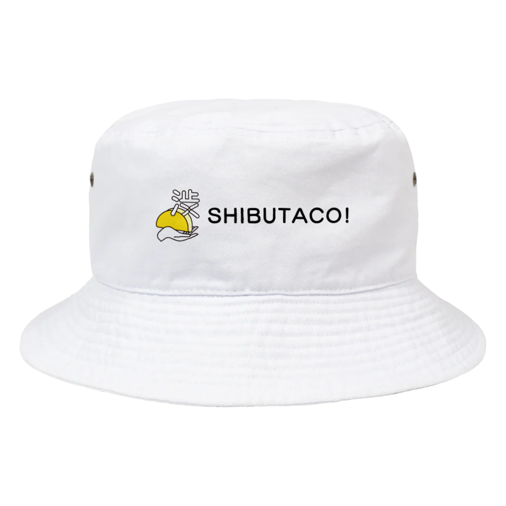 taco_meの＼渋谷でタコス！／ SHIBUTACO! 公式ロゴ（横） Bucket Hat