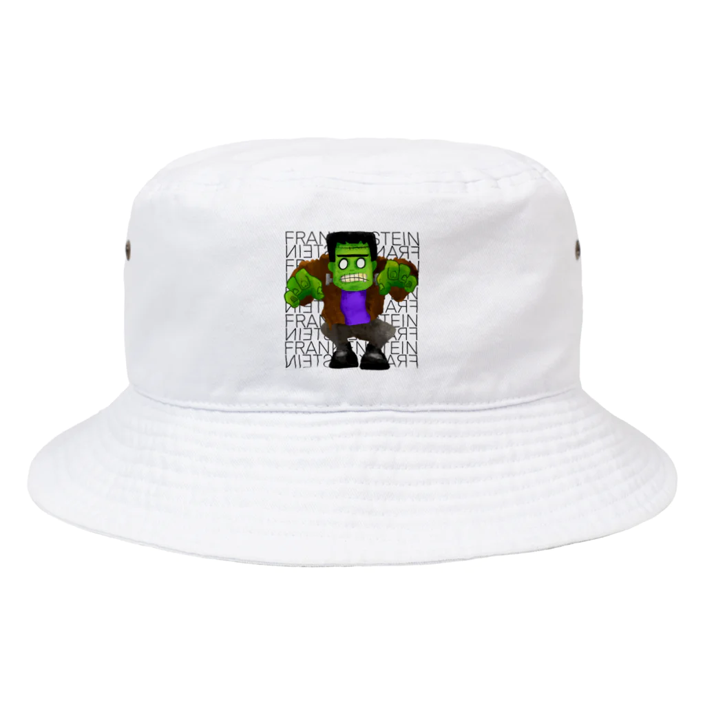 Hey! Kids KidsのHalloween Frankenstein Liam Fitzpatrick  Bucket Hat