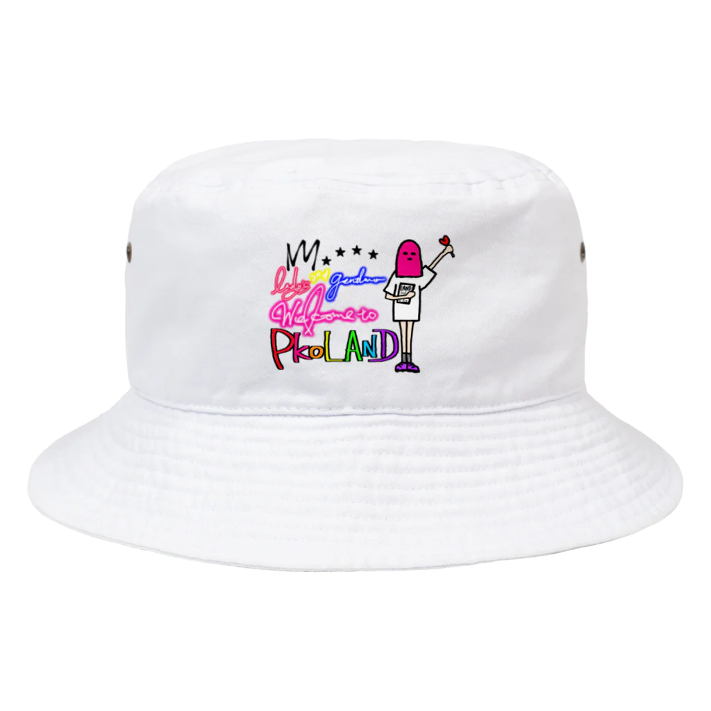 PkoLAND👑のWelcome to ぴーこらんど⭐️ Bucket Hat