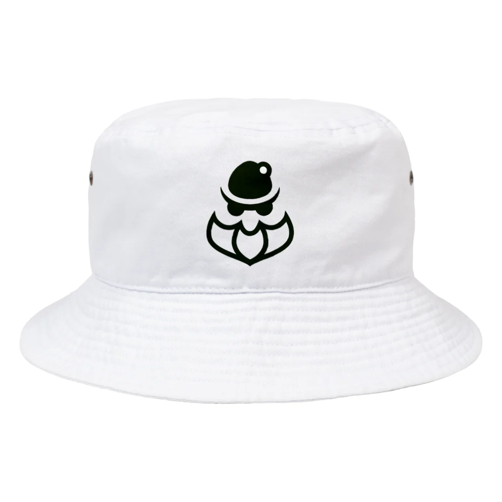 サンタｘマフィア オフィシャルshopのサンタ×マフィアロゴ【黒】 Bucket Hat