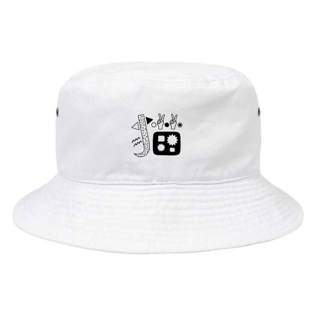 ニホンネコの猫 Bucket Hat