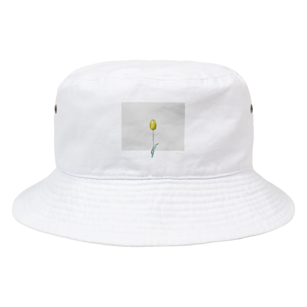 rilybiiのLemon Tulip × Greige × Logo Bucket Hat