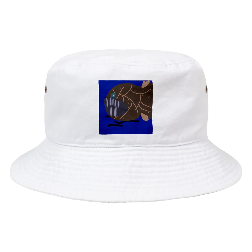 Akali_to_youのAkaliの深海魚シリーズ オニキンメミックス Bucket Hat