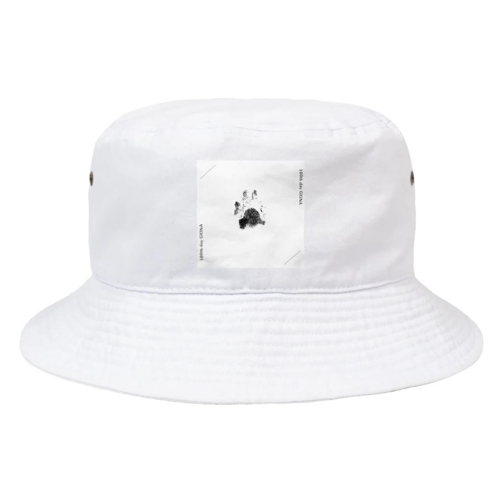 GIONAくんのおみせの【GIONA 生後100日記念】足形グッズ Bucket Hat