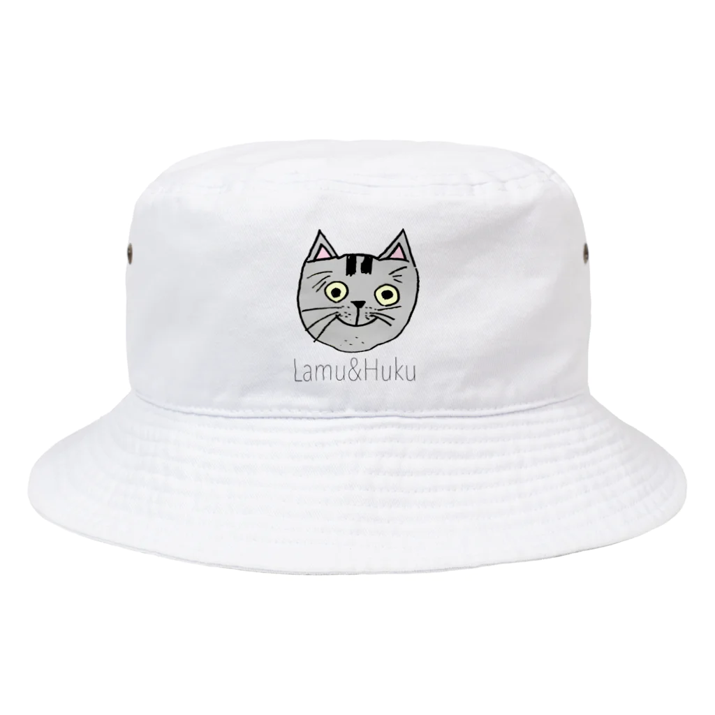 Lamu&Hukuのラム君とフクちゃん Bucket Hat