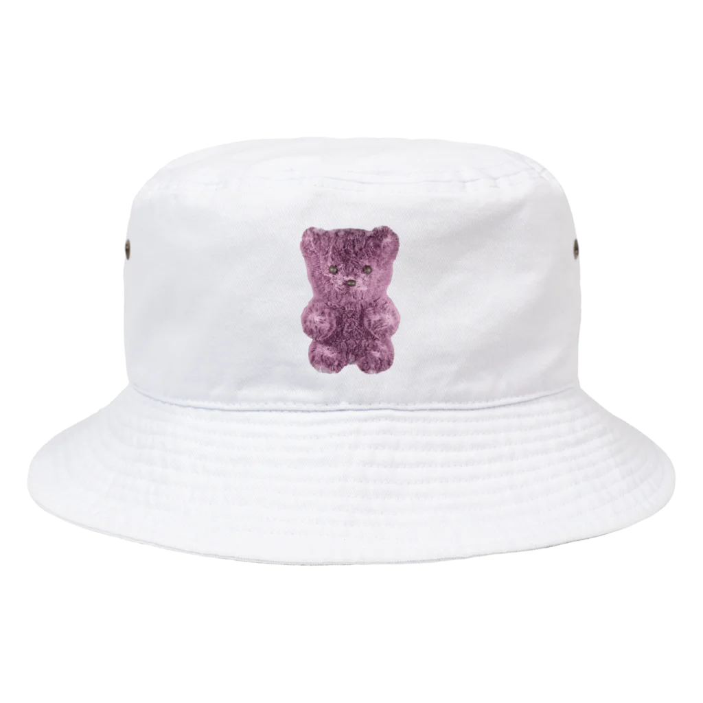 ふわふわすと〜くのぴんくのくまちゃむ Bucket Hat