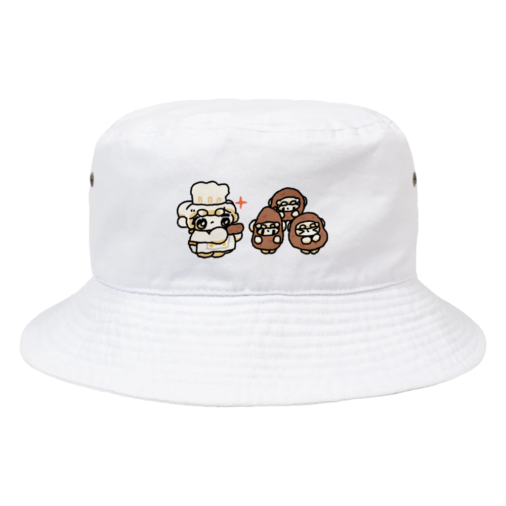 ようちえんやさんやさん　SUZURI支店のいだいなじゃがいも Bucket Hat