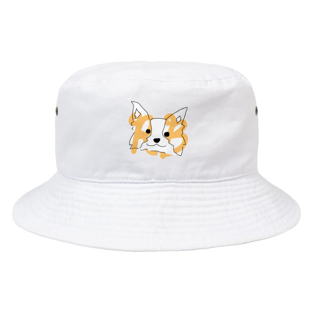 小雨のレッドボーダーコリー Bucket Hat