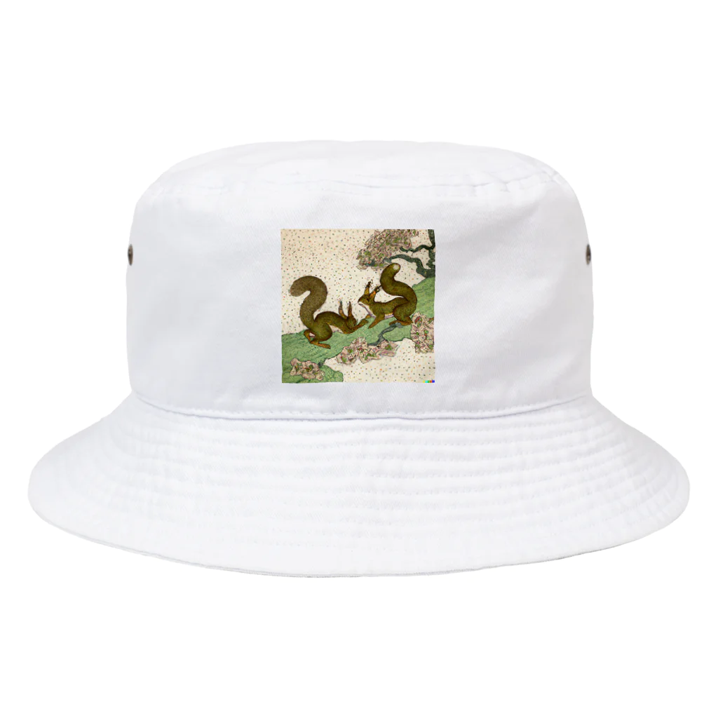 Spirit of 和のリスたちの会話 Bucket Hat