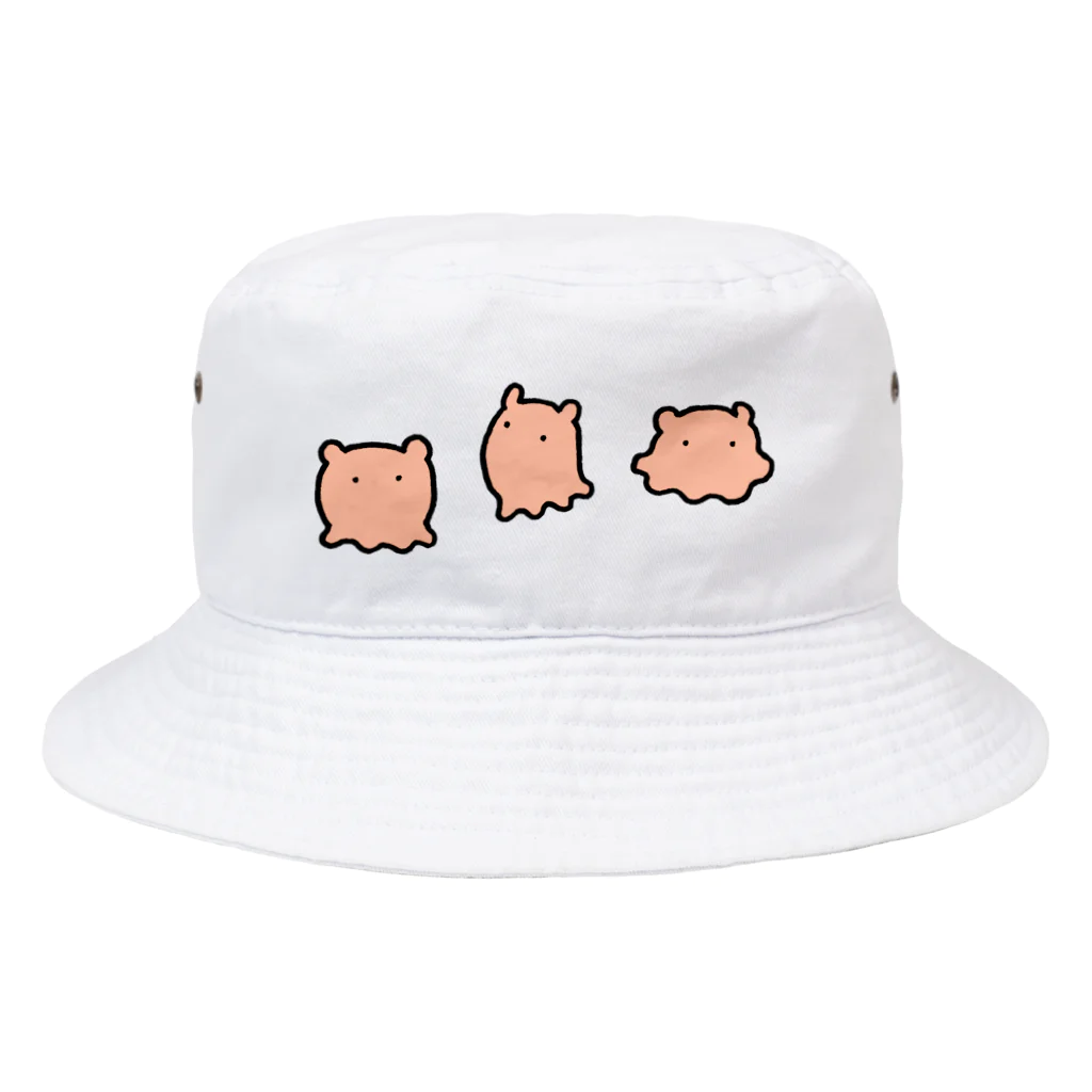 すぎもとゆうまのお店の3匹のメンダコ Bucket Hat