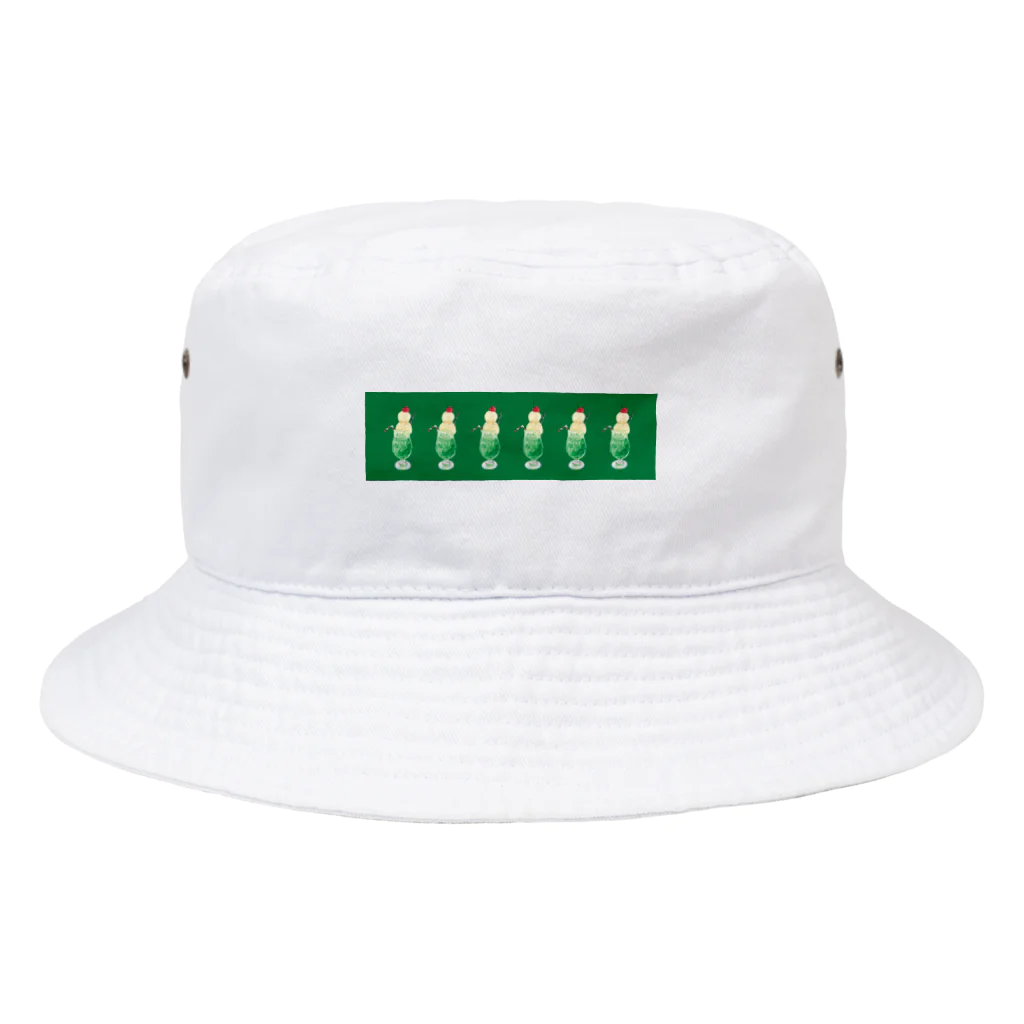 トマトンのトマトが好きな人のクリームソーダ Bucket Hat