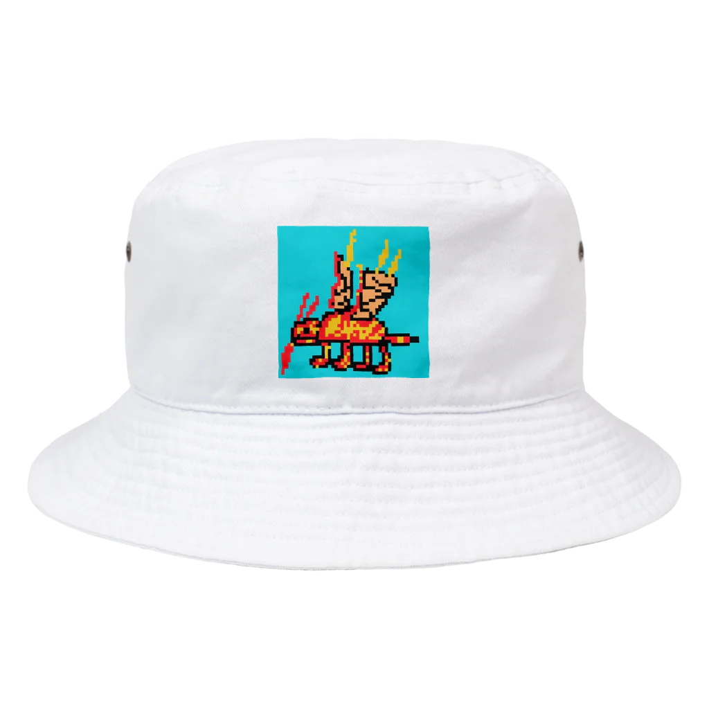 raikinftのFire-blowing turtle Bucket Hat