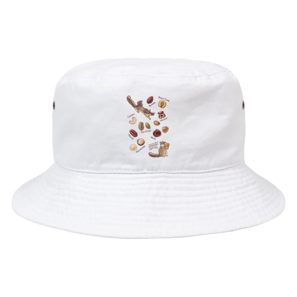 huroshikiのNUTS collection ナッツコレクション Bucket Hat