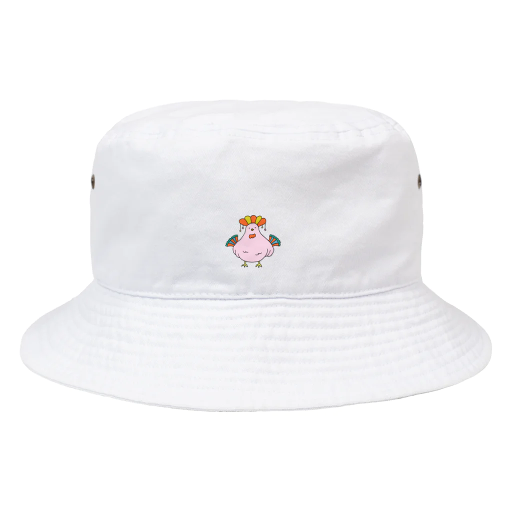 hi7kosatoのディスコ鳥 Bucket Hat