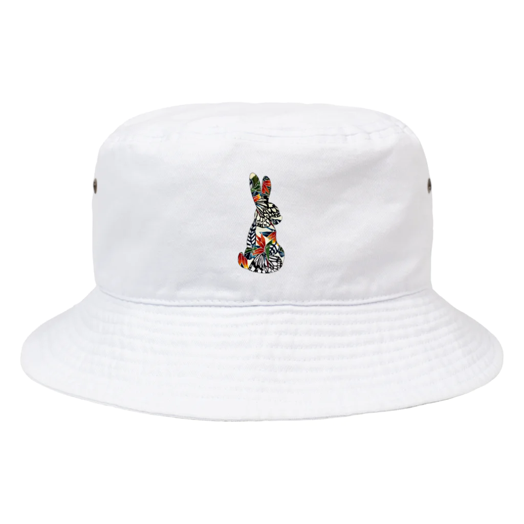 Color Rabbitの南国のうさぎさん Bucket Hat