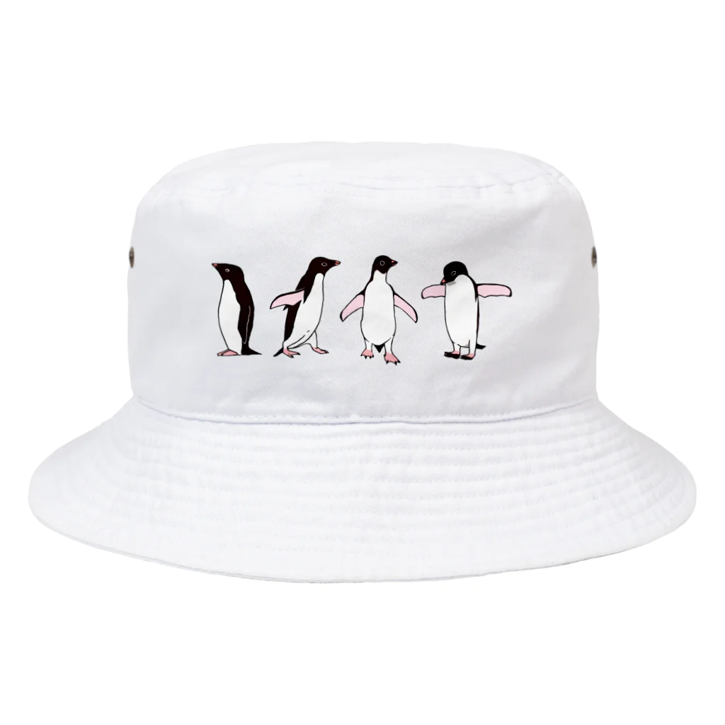 LalaHangeulのアデリーペンギンず Bucket Hat