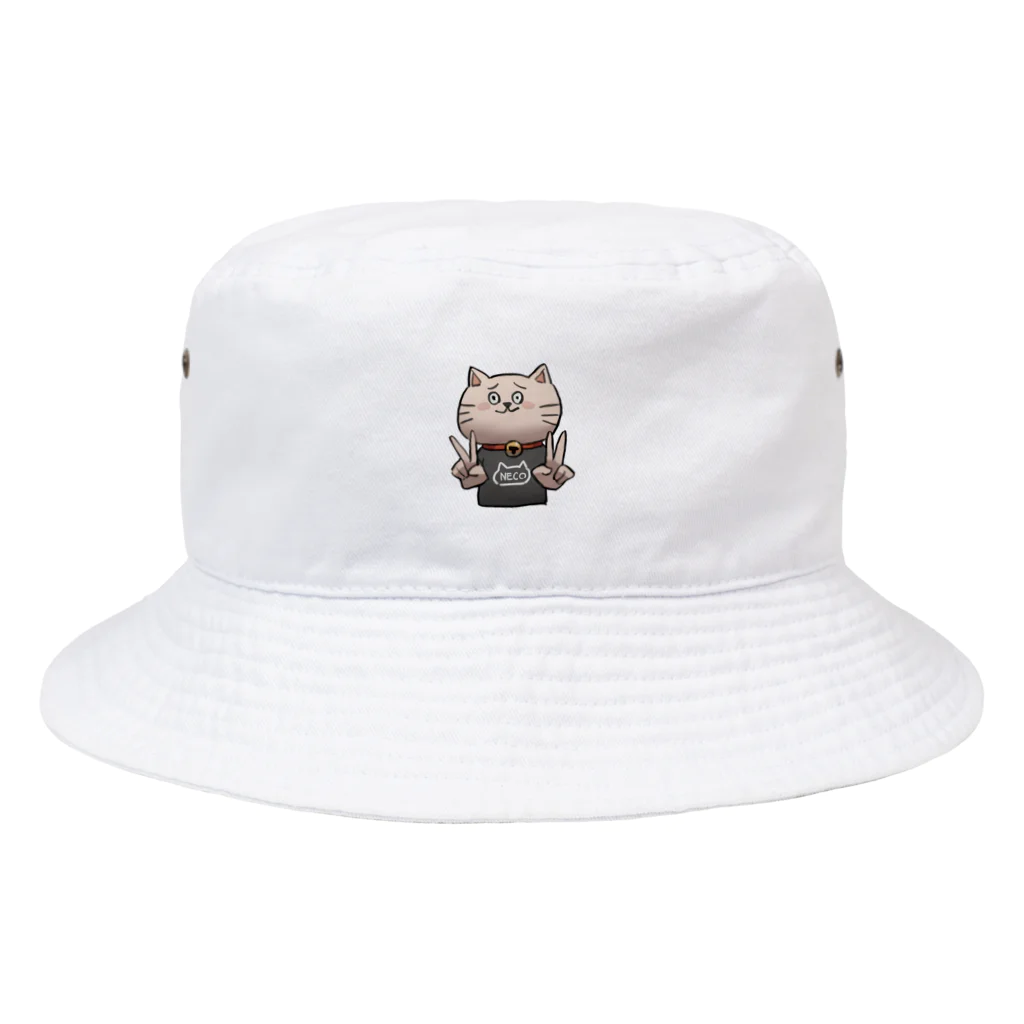 不紫黒コウ【Fushiguro Kou】Vtuberのねこたろうグッズ Bucket Hat