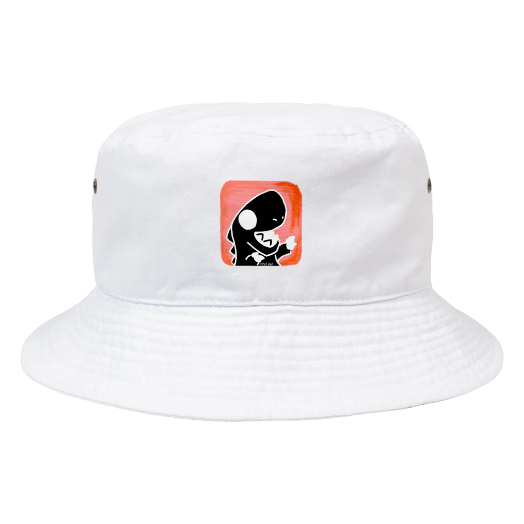 HxA paintshopの恐竜のブラックトレックス Bucket Hat