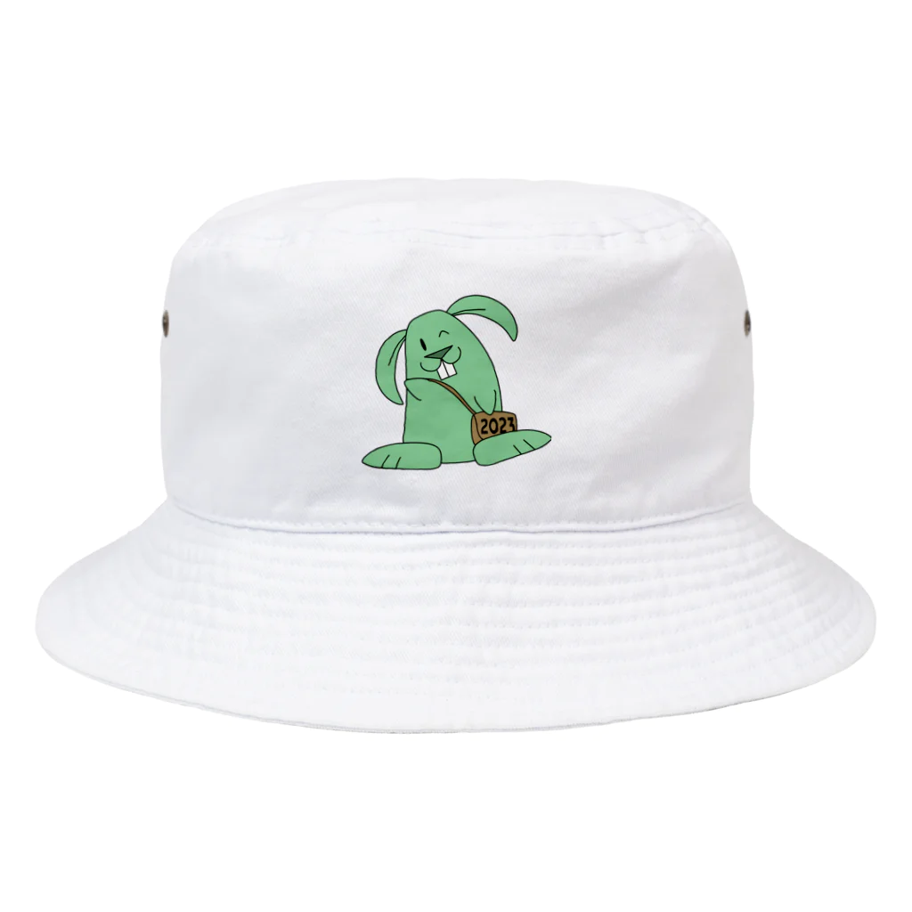 Pat's WorksのMinty the Rabbit Bucket Hat